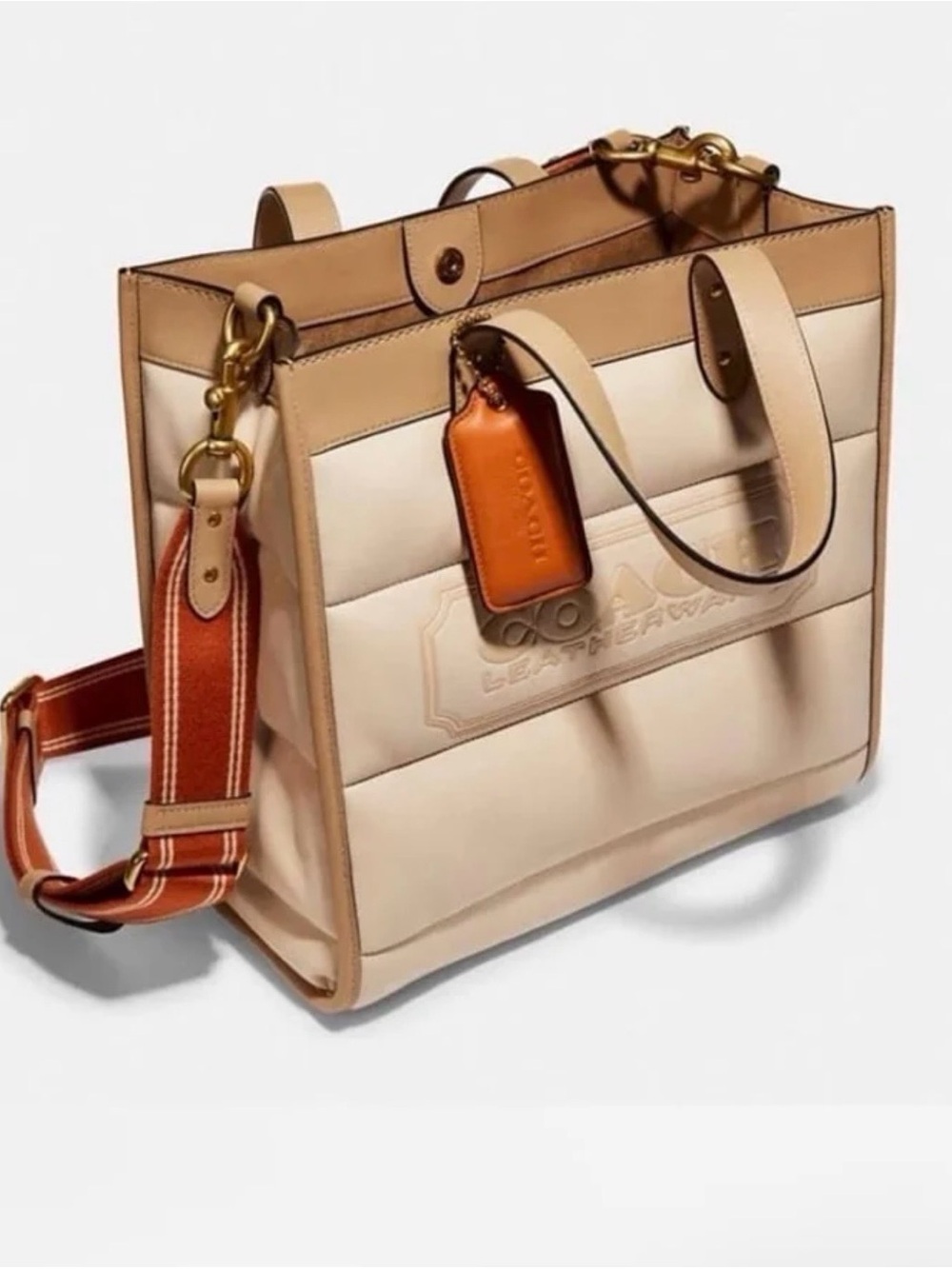 Coach Field Tote 22 with Quilting